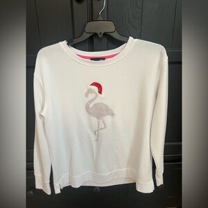 Women's White Flamingo top